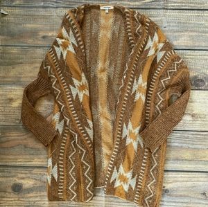 Mustard Aztec Cardigan